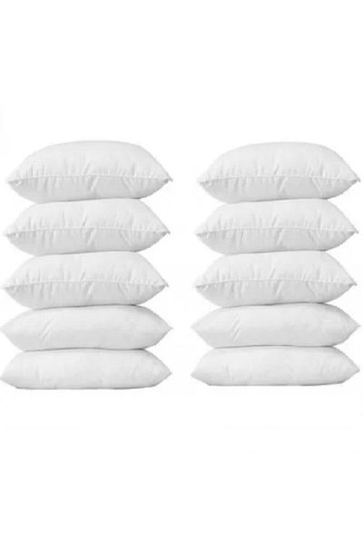 pinokyo home 10 Pieces Zippered Cotton Lining 50X70 cm - Liquid Proof Quilted Inner Pillowcase