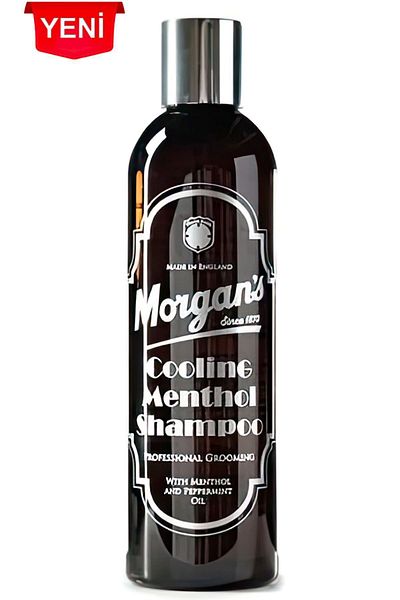 Morgan's Pomade 250 ml Menthol Refreshing Care Shampoo - Cooling Shampoo