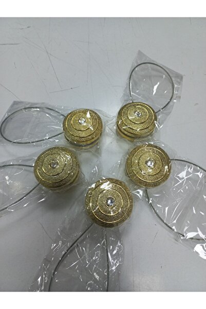 Çınar Aksesuar Pachet de 5 zăvoare galbene pentru perdea magnetică