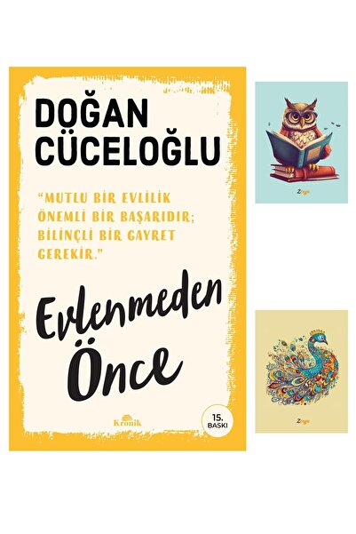 Dara Yayınları Evlenmeden Önce 9786257631600 - Doğan Cüceloğlu - (2 NOT DEFTE...