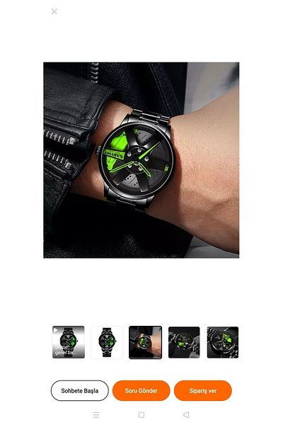 pullmarkt Men's Wristwatch - Rim Shaped