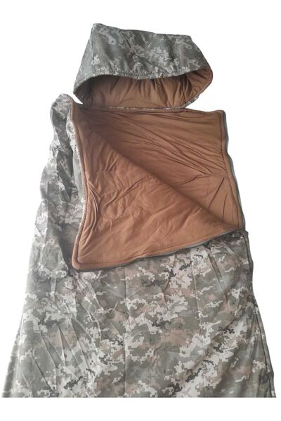 SEVEROZ Military Sleeping Bag - 2.25 X 75 Cm, Camouflage Design, Military Material