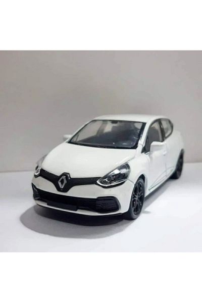 MODEL MAKET سيارة رينو كليو 4 سحب قطرة معدنية باللون الأبيض أو الأحمر (حدد اللون)