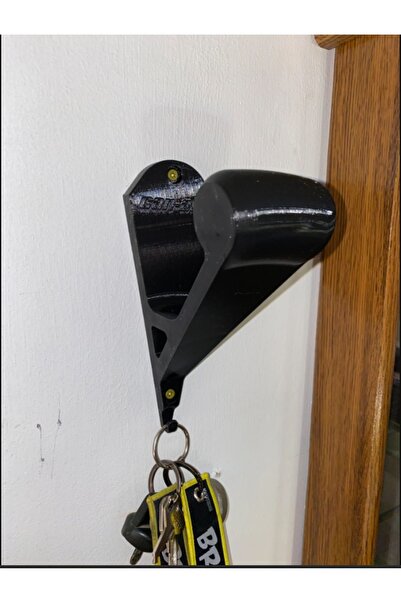 CANEREGE Motosiklet Bisiklet Scooter Kask Ve Mont Duvar Askısı Kask Tutucu Mont Askılıklı Vida Dübel Dahil V3