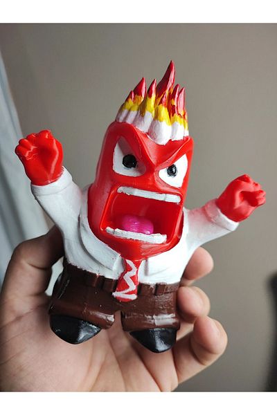 FigürDizayn 12cm Reverse Face 2 Figure Toy - Anger
