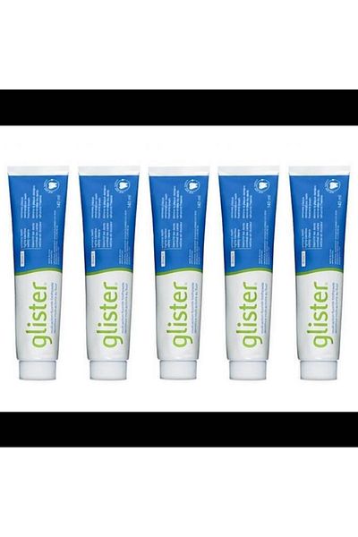 Amway Glister Fluoride Toothpaste 150 ml 5 Pieces (Product in Green Line Image)