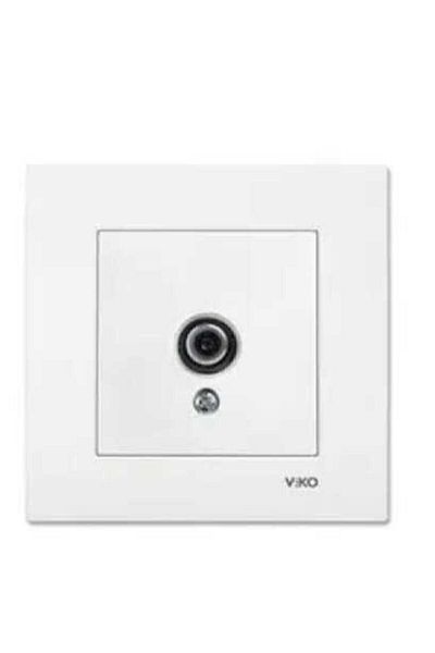 VİKO Viko Square F Connector Terminal Satellite Plug Socket Karre Frame Included