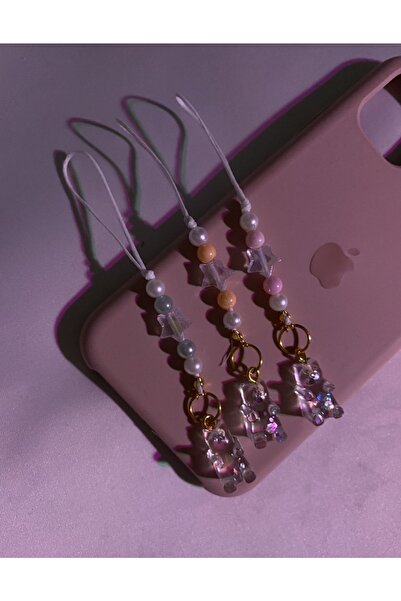 TATLIŞ 3 ADET haribo ayıcık model Telefon Charmı