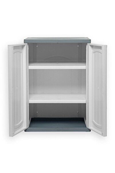 Çelik Ayna Çok Amaçlı Plastik Demonte Plastik Dolap 84 Cm(YÜKSEKLİK) X60 Cm(EN) X41 Cm (DERİNLİK)