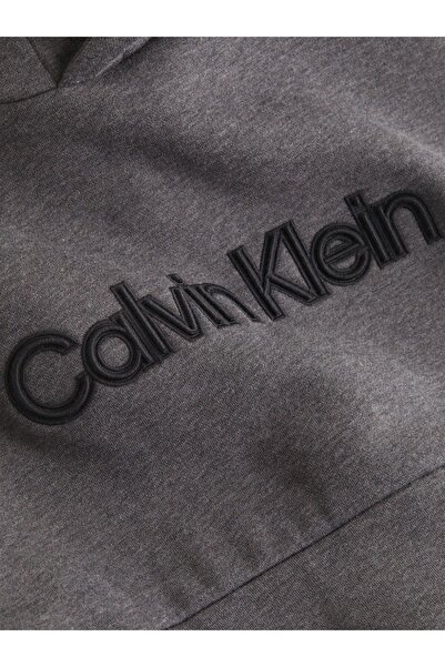 Calvin Klein RAISED EMBROIDERED LOGO HOODIE