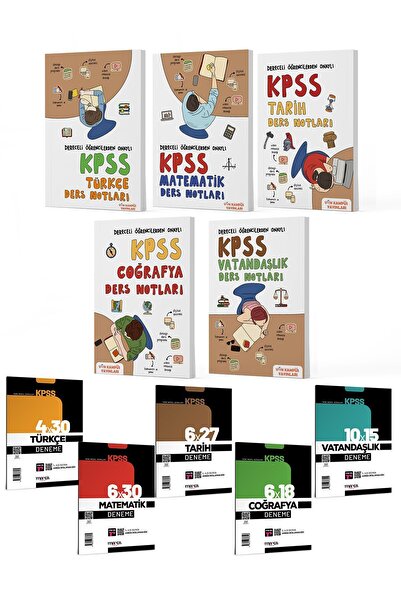 Vin Kampüs Kpss el yazılı konu anlatım seti derece öğrencilerinden onaylı vin...