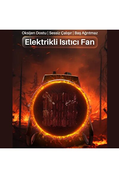 Silicon Valley Taşınabilir Elektrikli Fan Isıtıcı Portatif Elektrikli Isıtıcı 3000W GÜÇLÜ FANLI ISITICI