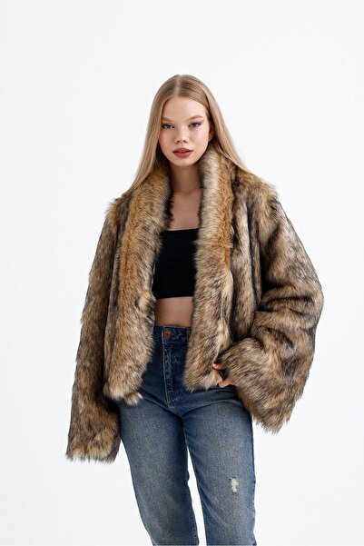 KürkZone haină de blană artificială Jachetă