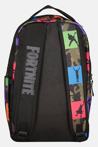 Fortnite Men Brand Logo Backpack 48 H x 45 L x 16 W cm, Black Combo