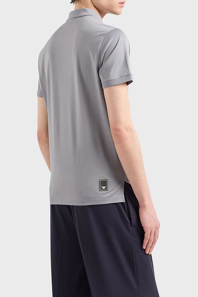 Emporio Armani Βαμβακερό μπλουζάκι με κανονική εφαρμογή πόλο γιακά Ανδρικό μπλουζάκι με γιακά POLO EM000080 AF10094 U8060
