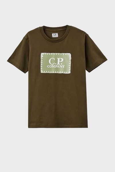 C.P. COMPANY Pamuk paket okrugla kragna dečija majica T majica 10CKTS054 0057...