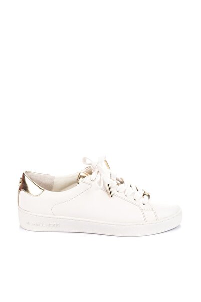 Michael Kors Women's White-Gold Sneakers 43S5IRFS2L