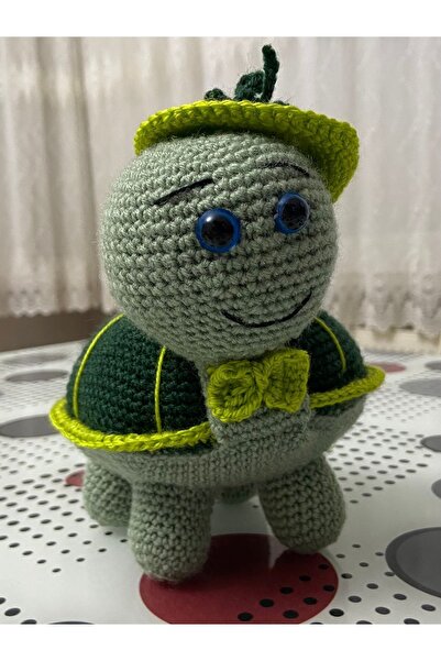 Fauna Pet Supplies Amigurumi Oyuncak Sevimli Niloya Tospik Kaplumbağa,