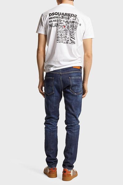 DSquared2 Men's Slim Fit Logo Stretch Cotton Jeans - S74Lb1315 S30342 470