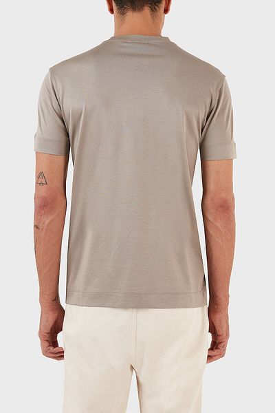 Emporio Armani Ανδρικό μπλουζάκι με στάμπα Slim Fit Crew Neck T SHIRT 8N1TF6 1JUVZ 0643