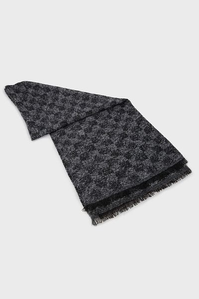 Emporio Armani Ανδρικό κασκόλ με λογότυπο μαλλί μεικτό κασκόλ 625247   2f322 00041
