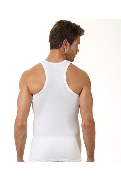 Öztaş Underwear 3 Pieces Men's Cotton Swim Rib Rambo Athlete Undershirt
