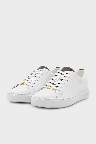 Michael Kors حذاء رياضي جلدي بشعار - 43T2KTFS3L200