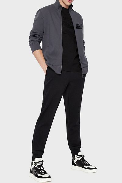 Armani Exchange Με λογότυπο Μέσης Κανονική Εφαρμογή Παντελόνι Ανδρικό Παντελόνι 6lzpbe Zjcaz 1200