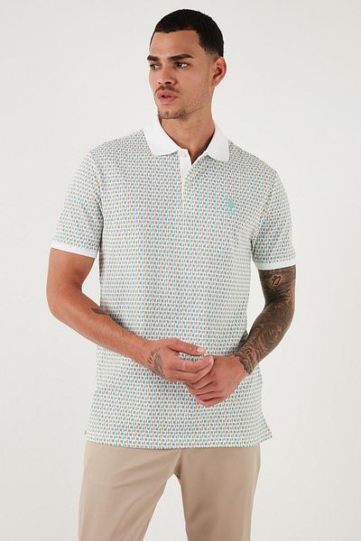 U.S. Polo Assn. Pánské tričko US Polo s výstřihem – Regular Fit, Bavlna G081SZ0111574060