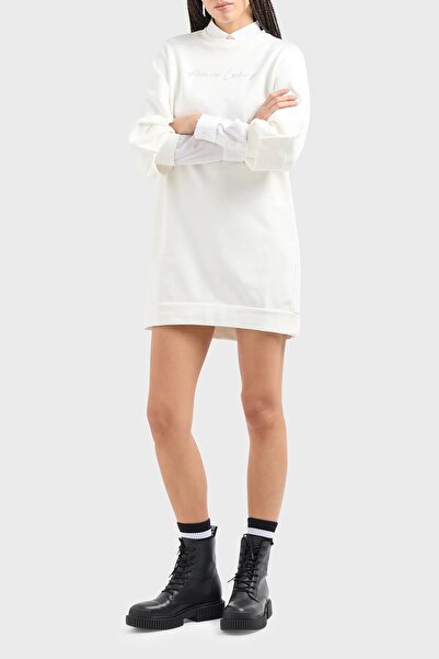 Armani Exchange Pamuklu Relaxed Fit Mini Elbise  ELBİSE 3DYA72 YJFFZ 1125