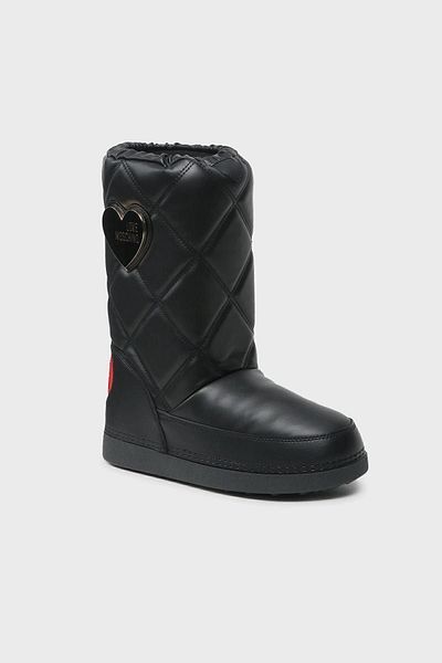 Love Moschino Water Resistant Logo Drawstring Snow Boots SNOW BOOTS JA24172G1HIT7000