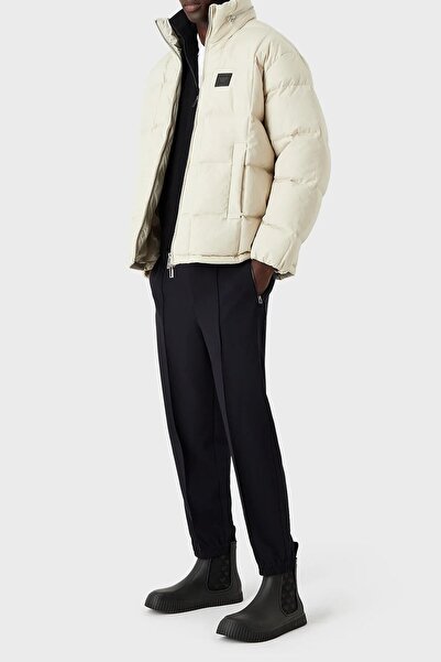 Emporio Armani Su ve Rüzgar Geçirmez Regular Fit Gizli Kapüşonlu Mont Erkek Mont 6l1bs4 1nnlz 0101