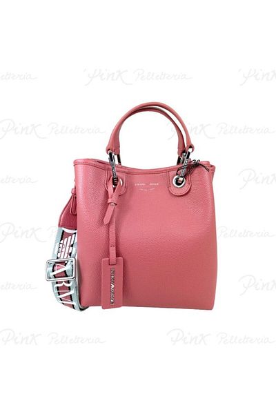 Emporio Armani Women's Casual Pink Shoulder Bag with Brand Logo Y3D255 YFO5E-80654