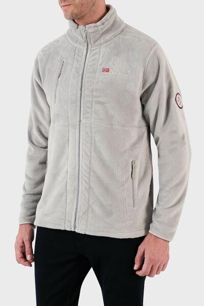 Norway Geographical Ανδρικό POLAR ΑΝΑΛΟΓΑ με απαλή υφή, ανθεκτικό στο κρύο με φερμουάρ εξωτερικού χώρου