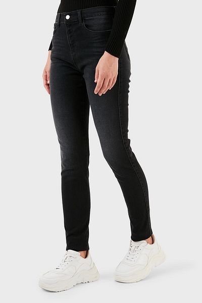 Emporio Armani J20 Cotton High Waist Skinny Fit Slim Leg Jeans JEANS 6R2J20 2DAXZ 0005