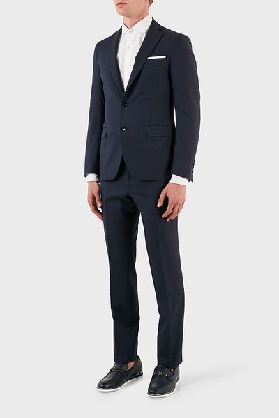 MANUEL RITZ Wool and Cotton Blend Winter Suit Men's SUIT ZOX2011A737161111C88