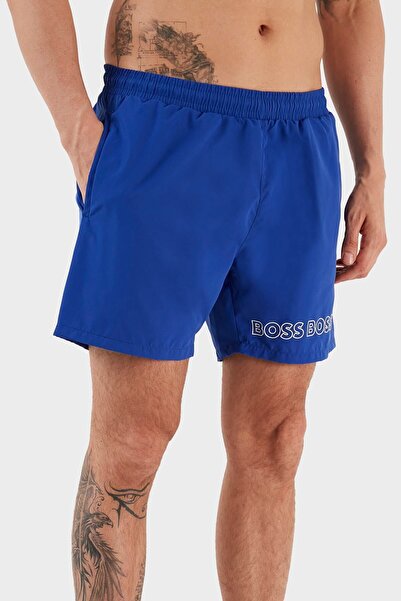 BOSS Logolu Deniz Şortu Cepli Mayo Short Erkek Mayo Short 50469300 433