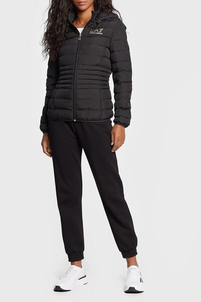 EA7 Zippered Hooded Coat with Pockets COAT 8NTB23 TNF8Z 0200