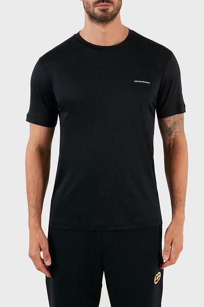 Emporio Armani Cu sigla Regular Fit Tricou din bumbac cu decolteu rotund Tricou bărbați 8n1td8 1juvz 0920