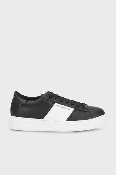 Emporio Armani Genuine Leather Sneaker Shoes Men's SHOES X4X570 XN840 N642