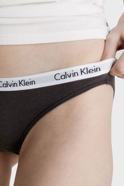 Calvin Klein Logolu Elastik Bel Bantlı Pamuklu 3 Pack Külot 000QD3588EWZB KÜLOT 000QD3588E WZB