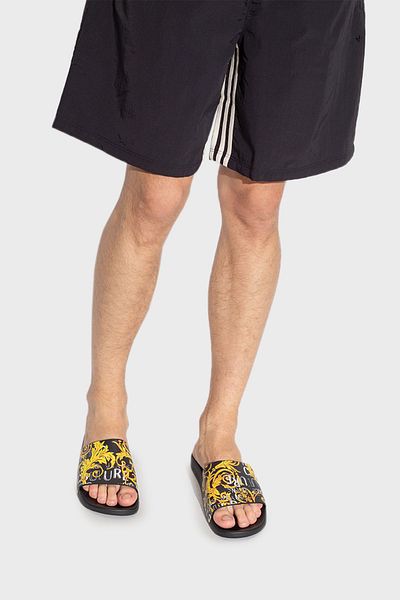 VERSACE JEANS COUTURE Flat Slippers Ανδρικές ΠΑΝΤΟΦΛΕΣ 74YA3SQ4 ZS631 G89