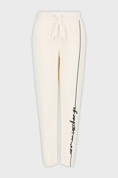 Armani Exchange Pantaloni sport din bumbac cu talie înaltă, cu talie înaltă, 6RYP70