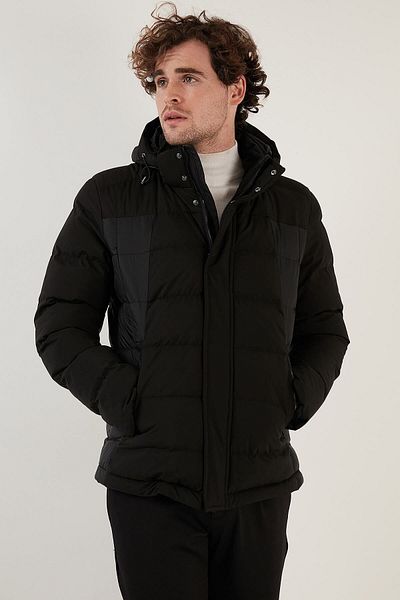 Exxe Мъжко яке с водоустойчива качулка и стандартна кройка Exk225313