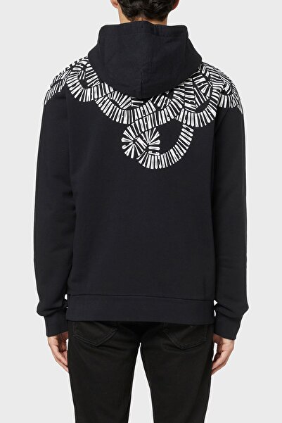 Marcelo Burlon Pamuklu Relaxed Fit Kapüşonlu Sweat Erkek SWEAT CMBB007F22FLE0041001