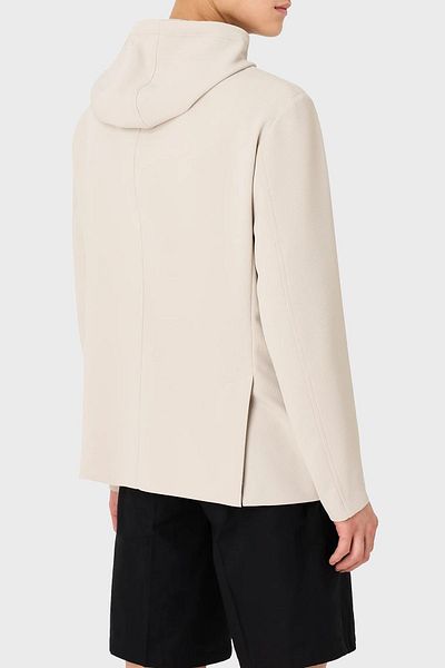 Emporio Armani سترة رياضية بغطاء للرأس بقصة عادية للرجال 3D1G73 1NPQZ 06G2