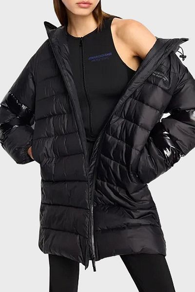 Armani Exchange Black Women Coats Styles Prices Trendyol