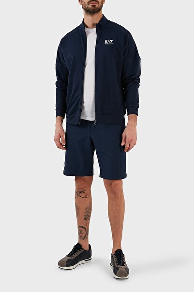 EA7 Regular Fit Cepli Kargo Bermuda Erkek Bermuda 3rps01 Pnbwz 1554