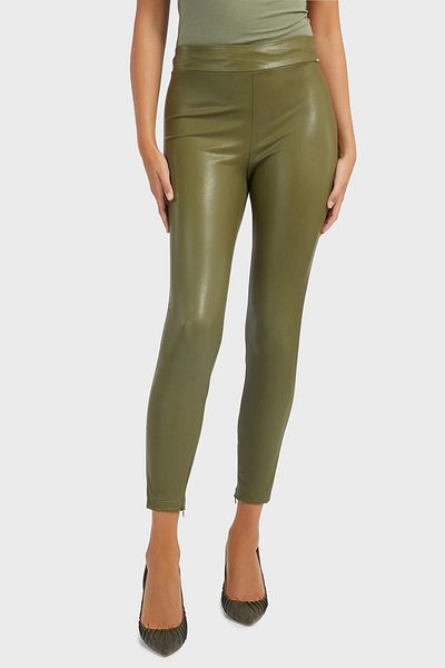 Guess New Priscilla din piele artificială cu talie normală Leggings slim fit Leggings W2yb16wepı0 G896