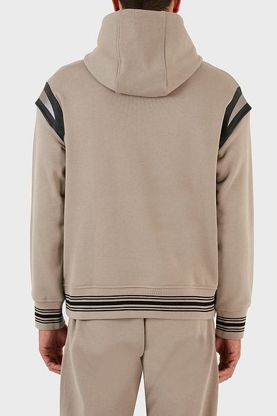 Emporio Armani Logo Hooded Kangaroo Pocket 100% Cotton Regular Fit Sweat Men's SWEAT 6R1MG1 1JWPZ